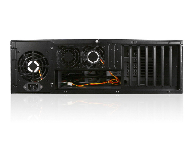 iStarUSA D-300-FS 3U Compact Stylish Rackmount Chassis with Front-mounted ATX Power Supply — view 3
