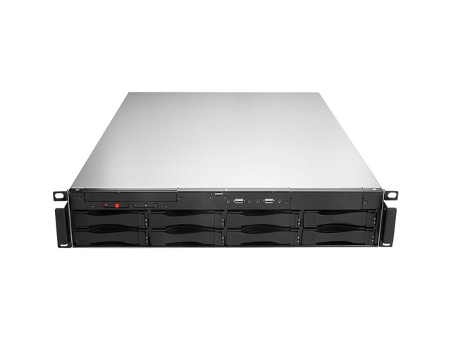 iStarUSA U-208HD 2U 8-Bay Storage Server Rackmount Chassis — view 4