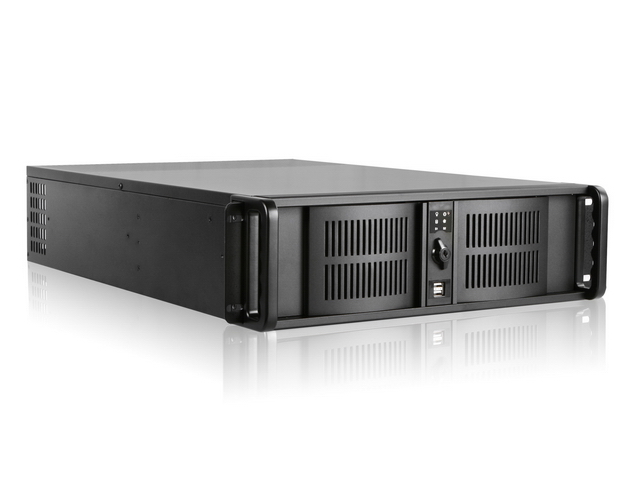 iStarUSA D-300L-FS — 3U High Performance Rackmount Chassis with Front-mounted ATX Power Supply