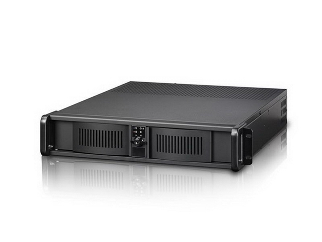 iStarUSA D-200-FS — 2U Compact Stylish Rackmount Chassis with Front-mounted ATX Power Supply