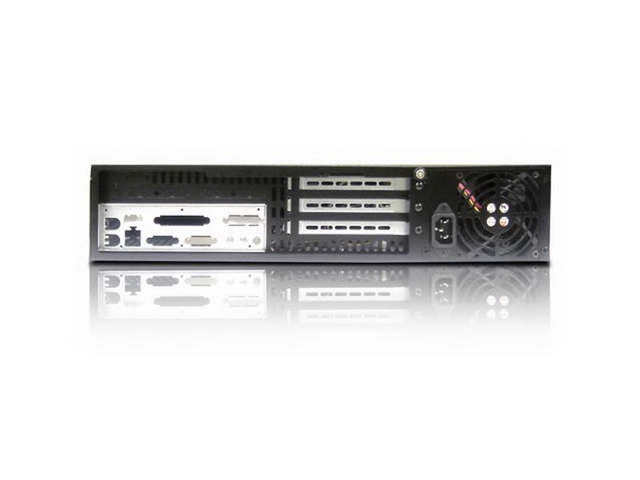 iStarUSA D-200-FS 2U Compact Stylish Rackmount Chassis with Front-mounted ATX Power Supply — view 3