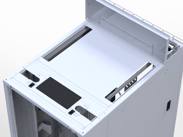 iStarUSA WN54120-NR 54U 800mm Width, 1200mm Depth Rack-mount Network Server Cabinet — view 6