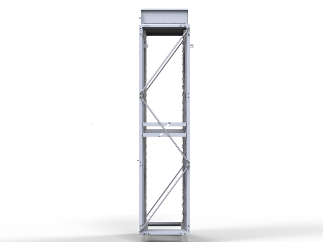 iStarUSA WN54120-SR 54U 600mm Width, 1200mm Depth Rack-mount Server Cabinet — view 3