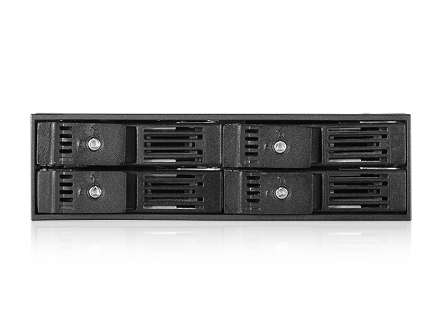 iStarUSA BPN-124K-HD Trayless 5.25" to 4x 2.5" 12Gb/s HDD SSD Hot-swap Rack — view 2
