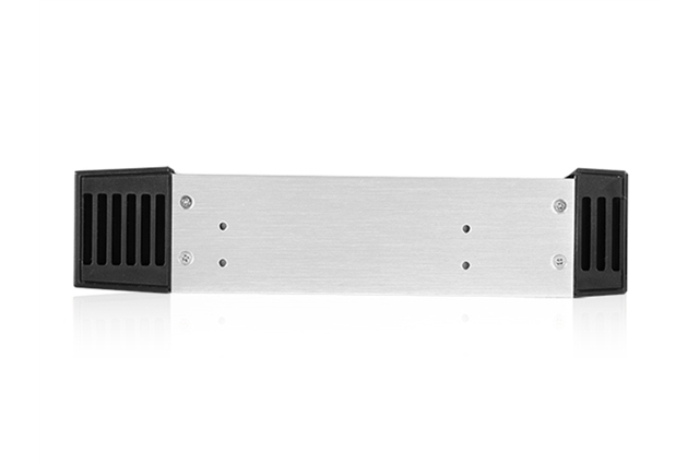 iStarUSA BPN-DE110SS-WB Trayless 5.25" to 3.5" SATA SAS 6 Gbps HDD Hot-swap Rack with Wood Look Bezel — view 4