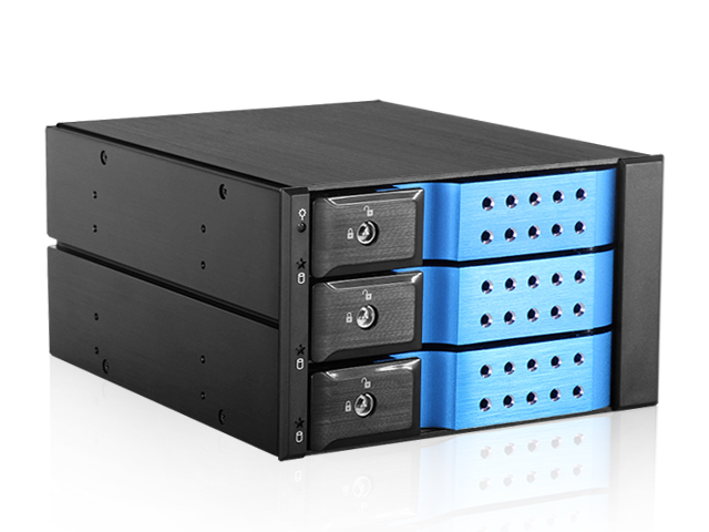 iStarUSA BPN-DE230HD — Trayless 2x 5.25" to 3x 3.5" 12Gb/s HDD Hot-swap Rack
