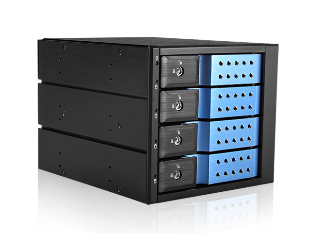 iStarUSA BPN-DE340MS — Trayless 3x 5.25" to 4x 3.5" 12Gb/s HDD SSD SFF-8643 Hot-swap Rack