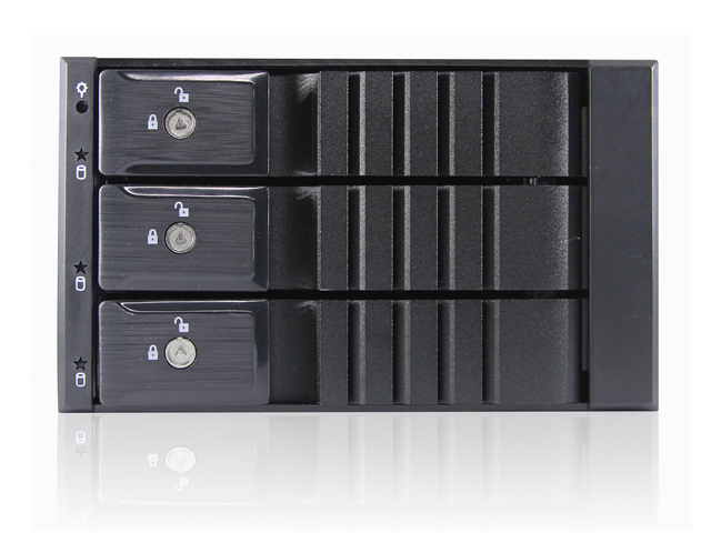 iStarUSA BPN-SEA230HD — Trayless 2x 5.25" to 3x 3.5" 12Gb/s HDD Hot-swap Rack