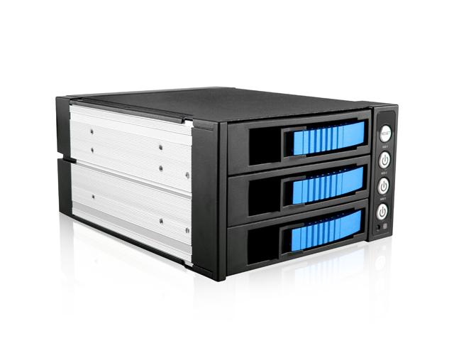iStarUSA BPU-230SATA — 2x 5.25" to 3x 3.5" 2.5" SAS SATA 6 Gbps HDD SSD Hot-swap Rack