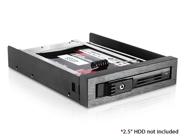 iStarUSA T-35K25V-HD — Trayless 3.5" to 2.5" 12Gb/s HDD SSD Hot-swap Anti-vibration Rack