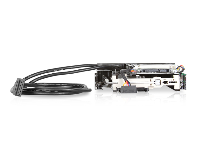 iStarUSA T-5K3525U-SA Trayless 5.25" to 3.5" & 2.5" SATA 6 Gbps HDD SSD Hot-swap Rack with USB 3.0 — view 3