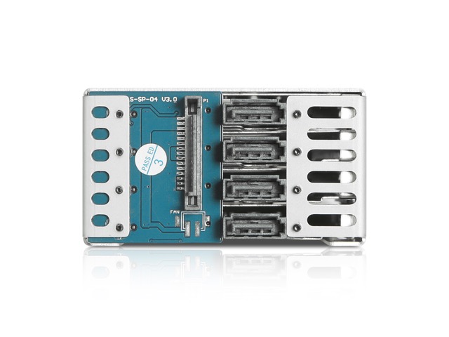 iStarUSA T-C425S Custom Size Slim 4x 2.5" HDD SSD Hot-swap Rack — view 4