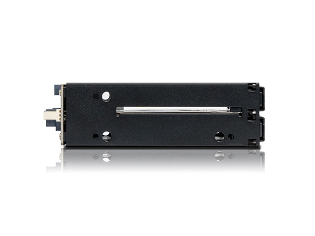 iStarUSA T-CA225-U2 Custom Size 2x 2.5" U.2 NVMe SSD Hot-swap Rack — view 3
