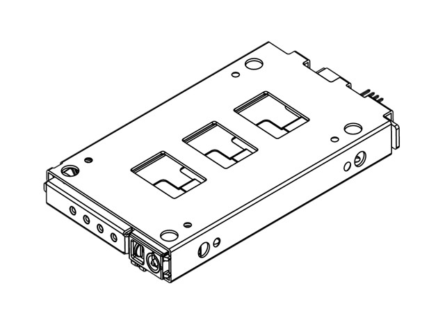 iStarUSA T-CE125-SS — Custom Size 2.5" SAS/SATA 6Gb/s Hot-swap Rack (9 mm)