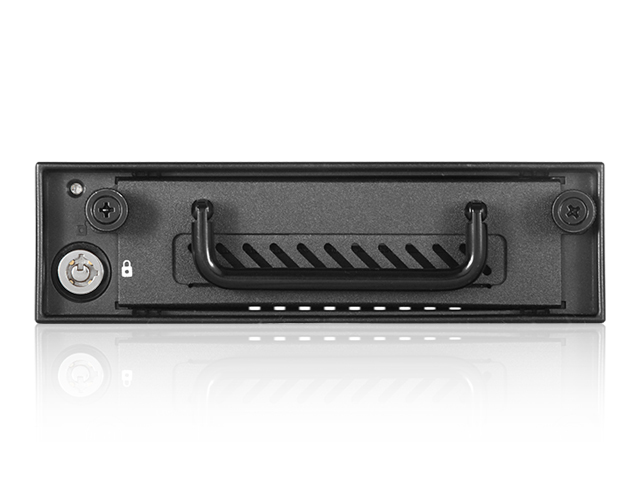iStarUSA T-G525-SS Industrial 5.25" to 3.5" 2.5" SATA SAS 6 Gbps HDD SSD Hotswap Rack — view 2