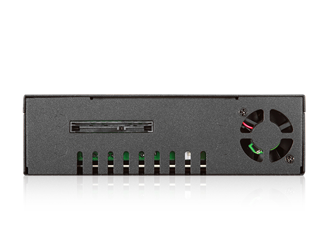 iStarUSA T-G525-SS Industrial 5.25" to 3.5" 2.5" SATA SAS 6 Gbps HDD SSD Hotswap Rack — view 3