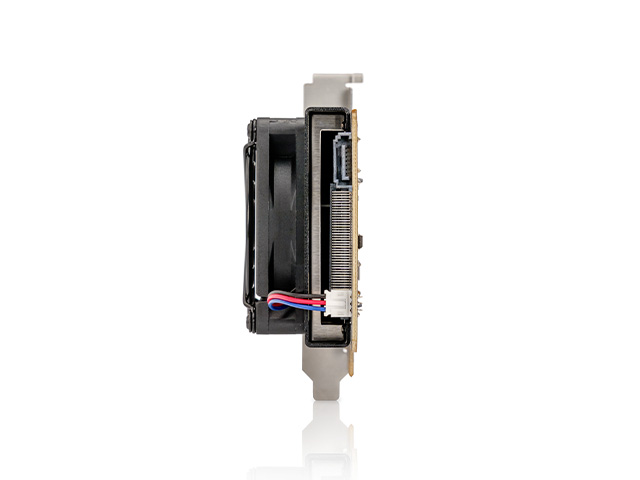iStarUSA T-PCI125-HU2 U.2/SATA/SAS SSD to PCIe x4 Hot-Swappable SSD Expansion Card — view 3