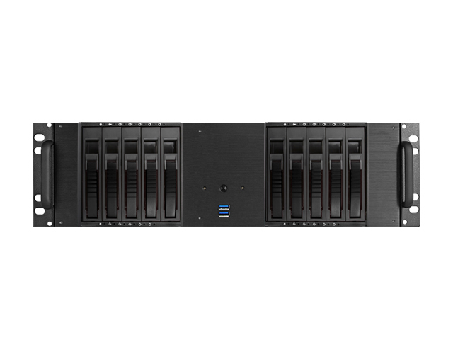 iStarUSA D-3100HB — 3U Compact 10x 3.5" Bay Hotswap ATX Chassis
