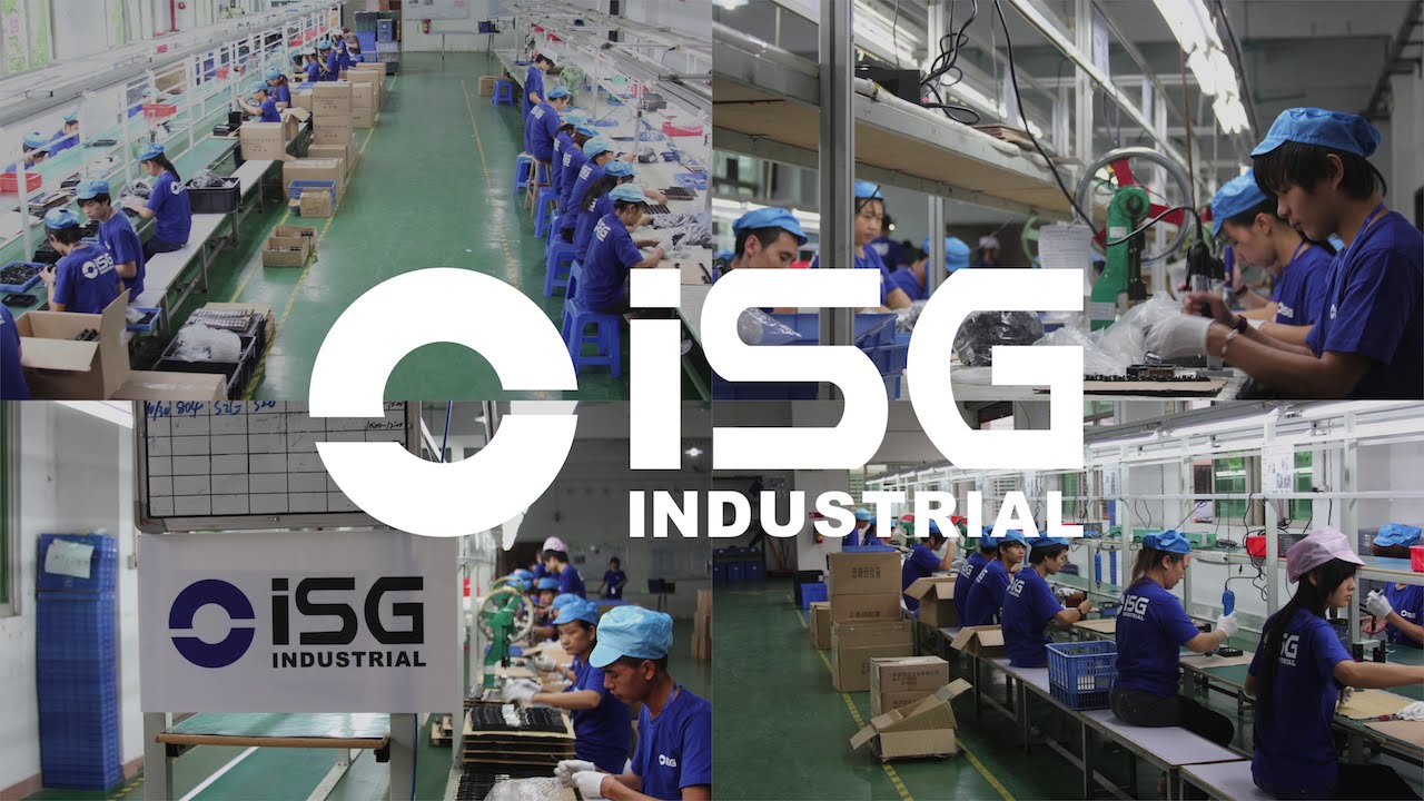 Operators on the iSG Industrial assembly line