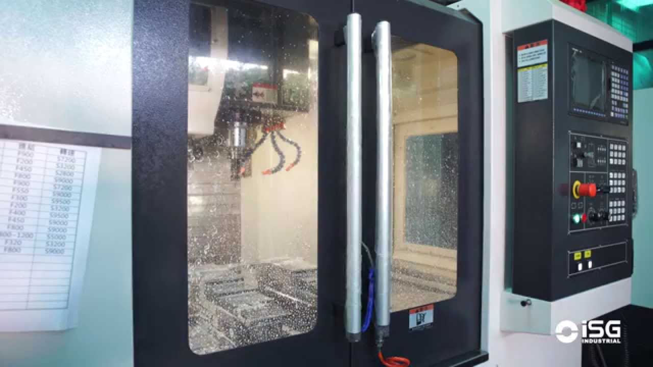 CNC machine cutting chassis parts