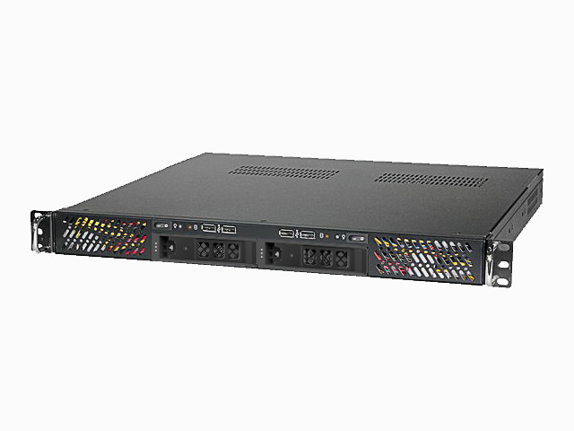 iStarUSA FS-11220 — 1U Dual Mini-ITX Chassis with Dual Hot-swap Trays