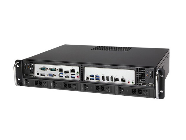 iStarUSA FS-12242 — 2U Rackmount Chassis for 2 × Mini-ITX Systems