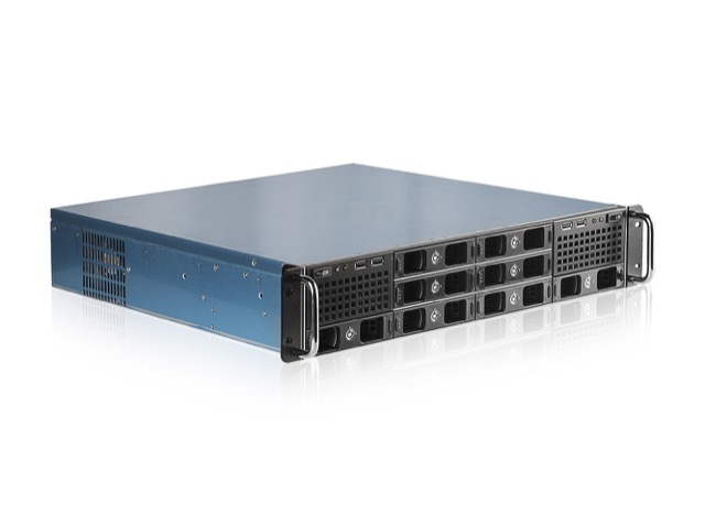 iStarUSA FS-12280 — 2U Rackmount Chassis for 2 × Mini-ITX Systems
