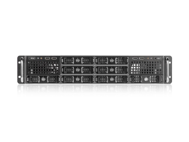 iStarUSA FS-12280 2U Rackmount Chassis for 2 × Mini-ITX Systems — view 2