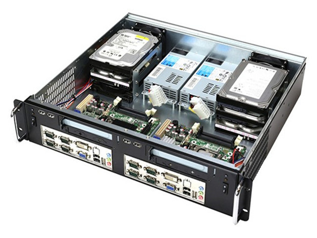 iStarUSA FS-12900 2U Rackmount Chassis for 2 × Mini-ITX Systems — view 2