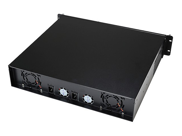 iStarUSA FS-12900 2U Rackmount Chassis for 2 × Mini-ITX Systems — view 3