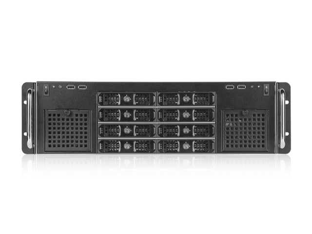 iStarUSA FS-13280 3U Rackmount Chassis for 2 × Mini-ITX Systems — view 2